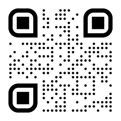 Kod QR przy hotelowej stacji ładowania EV dla gości i kierowców z zewnątrz